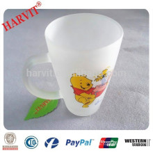 China-Lieferant Mattglas-Tasse / Frosted Trinkglas-Becher